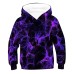 Kids Boys Hoodie Long Sleeve 3D Print Gradient Pocket Green Blue Purple Children Tops Fall Spring Active Fashion Daily Daily Indoor Outdoor Regular Fit 3-13 Years / Sports