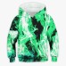 Kids Boys Hoodie Long Sleeve 3D Print Gradient Pocket Green Blue Purple Children Tops Fall Spring Active Fashion Daily Daily Indoor Outdoor Regular Fit 3-13 Years / Sports