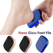 Glass Foot File Callus Remover - Foot Scrubber Heel Scraper for Dead Skin Removal, Foot Buffer Shower Pedicure Tool for Men, Women, Soft Feet Care