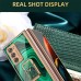 Phone Case For Samsung Galaxy Z Fold 2 Full Body Case with Stand Dustproof Shockproof Solid Colored Tempered Glass