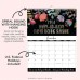 2024 Calendar, Wall Calendar for Tired-Ass Women, F*ck It Funny Novelty Monthly Calendar, Flower Calendar Memo, Handmade Home Office Hanging Calendar, Gag Gift for Halloween Christma