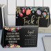 2024 Calendar, Wall Calendar for Tired-Ass Women, F*ck It Funny Novelty Monthly Calendar, Flower Calendar Memo, Handmade Home Office Hanging Calendar, Gag Gift for Halloween Christma