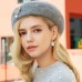 Hats Wool Acrylic Beret Hat Floppy Hat Casual Daily Wear Classic Style Casual With Pure Color Trim Headpiece Headwear