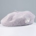 Hats 100% Wool Beret Hat Floppy Hat Casual Daily Wear Cute Casual With Pearls Crystals Headpiece Headwear