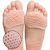 1 Pair Women's High Heel Shoes Forefoot Pads - Silicone Gel Insole For Blister & Pain Relief - Honeycomb Fabric For Comfort