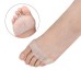 1 Pair Women's High Heel Shoes Forefoot Pads - Silicone Gel Insole For Blister & Pain Relief - Honeycomb Fabric For Comfort