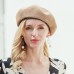 Hats Fiber Beret Hat Floppy Hat Straw Hat Wedding Casual Elegant Retro With Pure Color Splicing Headpiece Headwear