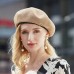 Hats Fiber Beret Hat Floppy Hat Straw Hat Wedding Casual Elegant Retro With Pure Color Splicing Headpiece Headwear