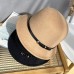 Hats Headwear Polyester Bowler / Cloche Hat Bucket Hat Fedora Hat Casual Holiday Elegant Vintage With Pure Color Splicing Headpiece Headwear