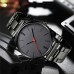 Quartz Watch for Men Analog Quartz Sexy Stylish Steampunk Waterproof Large Dial Alloy PU Leather Creative