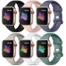 6 Pack Sport Band Compatible with Apple Watch band 38mm 40mm 41mm 42mm 44mm 45mm 49mm Women Men Waterproof Soft Silicone Strap Replacement Wristband for iwatch Series Ultra 8 7 6 5 4 3 2 1 SE