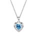 Pendant Necklace Rhinestones S925 Sterling Silver Women's Vintage Fashion Artistic Geometrical Heart Heart Shape Necklace For Street Daily Holiday