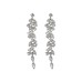 Women's Drop Earrings Fine Jewelry Tassel Fringe Precious Stylish Luxury Earrings Jewelry Silver For Wedding Party 1 Pair