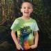 Boys 3D Graphic Animal Dinosaur T shirt Short Sleeve 3D Print Summer Spring Active Sports Fashion Polyester Kids 3-12 Years Outdoor Casual Daily Regular Fit