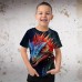 Boys 3D Graphic Animal Dinosaur T shirt Short Sleeve 3D Print Summer Spring Active Sports Fashion Polyester Kids 3-12 Years Outdoor Casual Daily Regular Fit