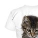 Kids Girls' 3D Cat T shirt Tee Short Sleeve Cat Graphic Animal Rainbow Children Tops Active Cute 3-12 Years