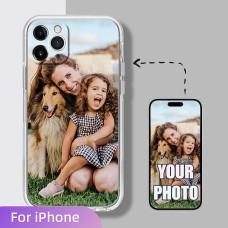 Custom Phone Case Cover for iPhone 15 14 13 12 SE 11 XS XR X Pro Max mini Plus Personalized All Over Print TPU Design Your Own Custom Halloween Christmas Gifts for Parents, Spouse and Friends