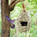 Hummingbird House, Bird's Nest Made Of Straw,Ecological Bird House,Hanging Bird 's Nest Outside,Outdoor Bird's Nest