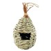 Hummingbird House, Bird's Nest Made Of Straw,Ecological Bird House,Hanging Bird 's Nest Outside,Outdoor Bird's Nest