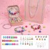 Charm Bracelet Making Kit - Girls DIY Beaded Jewelry Making Kit, Unicorn & Mermaid Gifts Toys Crafts For Girls Birthday Gift, Festival, New Year With Pink Birthday Gift Box