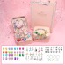 Charm Bracelet Making Kit - Girls DIY Beaded Jewelry Making Kit, Unicorn & Mermaid Gifts Toys Crafts For Girls Birthday Gift, Festival, New Year With Pink Birthday Gift Box