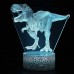 Dinosaur Toys 3D Night Light Lamp - Children Kids Gift for Boys 16 LED Colors Changing Lighting Touch USB Charge Table Desk Bedroom Decoration Cool Gifts Ideas Birthday Xmas for Baby Friends