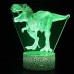 Dinosaur Toys 3D Night Light Lamp - Children Kids Gift for Boys 16 LED Colors Changing Lighting Touch USB Charge Table Desk Bedroom Decoration Cool Gifts Ideas Birthday Xmas for Baby Friends