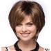 Synthetic Wig Straight Bob Pixie Cut Middle Part Wig Short Brown Golden Brown / Ash Blonde Synthetic Hair 10 inch Women's Women Synthetic Best Quality Brown Mixed Color hairjoy