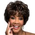 Ladies Wig, Short Fluffy Curly Hair, Natural Heat-Resistant Synthetic Wig, Suitable for Parties, Parties and Daily Use