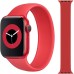 Solo Loop Compatible with Apple Watch band Waterproof Elastic Adjustable Soft Silicone Strap Replacement Wristband for Series 8 7 6 5 4 3 2 1 SE