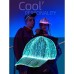 Fiber Optic Cap LED Hat with 7 Colors Luminous Glowing EDC Baseball Hats USB Charging Light up caps Event Party LED Christmas Cap for Event Holiday