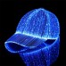 Fiber Optic Cap LED Hat with 7 Colors Luminous Glowing EDC Baseball Hats USB Charging Light up caps Event Party LED Christmas Cap for Event Holiday