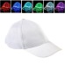 Fiber Optic Cap LED Hat with 7 Colors Luminous Glowing EDC Baseball Hats USB Charging Light up caps Event Party LED Christmas Cap for Event Holiday