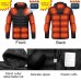 21 Zone Heating Electric Heated Jacket USB Charging Self Heating Vest Winter Outdoor Sports Waterproof Windproof Heated Vest