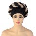 Headwear Headpiece Silk Like Satin Turbans Party / Evening Casual Kentucky Derby Cocktail Royal Astcot Ethnic Style With Sequin Tiered Headpiece Headwear