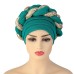 Headwear Headpiece Silk Like Satin Turbans Party / Evening Casual Kentucky Derby Cocktail Royal Astcot Ethnic Style With Sequin Tiered Headpiece Headwear