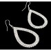 Women's Crystal Drop Earrings Fine Jewelry Classic Precious Stylish Simple Earrings Jewelry Silver / Gold For Wedding Party 1 Pair