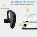 1PC Wireless Bluetooth Business Headphones With Mic Voice Control Handsfree Earphone Stereo Noise Cancellation Earhook Bluetooth Headset For Smart Phone