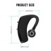 1PC Wireless Bluetooth Business Headphones With Mic Voice Control Handsfree Earphone Stereo Noise Cancellation Earhook Bluetooth Headset For Smart Phone