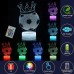 Soccer 3D Night Light Lamp with Remote & Touch ControlMultiple Colour & Flashing Modes and Brightness AdjustedUSB & Batteries PoweredBest Gifts for Sport Lovers Boys Girls Kids