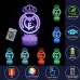 Soccer 3D Night Light Lamp with Remote & Touch ControlMultiple Colour & Flashing Modes and Brightness AdjustedUSB & Batteries PoweredBest Gifts for Sport Lovers Boys Girls Kids