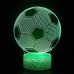 Soccer 3D Night Light Lamp with Remote & Touch ControlMultiple Colour & Flashing Modes and Brightness AdjustedUSB & Batteries PoweredBest Gifts for Sport Lovers Boys Girls Kids