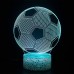 Soccer 3D Night Light Lamp with Remote & Touch ControlMultiple Colour & Flashing Modes and Brightness AdjustedUSB & Batteries PoweredBest Gifts for Sport Lovers Boys Girls Kids