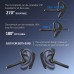 Dual-Mic AI Noise Cancelling Bluetooth Headset for Cell Phones, 30Hrs HD Talktime 10 Days Standby Wireless Bluetooth Earpiece IPX6 Waterproof Ultra-Light Wireless Headset Truckers/Office/Business