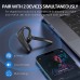 Dual-Mic AI Noise Cancelling Bluetooth Headset for Cell Phones, 30Hrs HD Talktime 10 Days Standby Wireless Bluetooth Earpiece IPX6 Waterproof Ultra-Light Wireless Headset Truckers/Office/Business