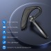 Dual-Mic AI Noise Cancelling Bluetooth Headset for Cell Phones, 30Hrs HD Talktime 10 Days Standby Wireless Bluetooth Earpiece IPX6 Waterproof Ultra-Light Wireless Headset Truckers/Office/Business