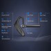 Dual-Mic AI Noise Cancelling Bluetooth Headset for Cell Phones, 30Hrs HD Talktime 10 Days Standby Wireless Bluetooth Earpiece IPX6 Waterproof Ultra-Light Wireless Headset Truckers/Office/Business