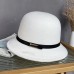 Hats Headwear Headpiece Polyester Bowler / Cloche Hat Bucket Hat Casual Holiday Elegant Vintage With Pure Color Splicing Headpiece Headwear