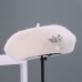 Hats 100% Wool Beret Hat Floppy Hat Casual Daily Wear Cute Casual With Pure Color Trim Headpiece Headwear