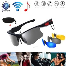 Smart Bluetooth 5.0 Eyelasses Polarized Lenses Men Women Sports Outdoor Glasses With In-Ear BT Earphones Headphones